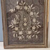 قاب ترمه سرمه دوزی