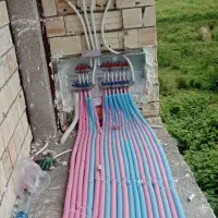 اجرای تاسیسات ساختمان لوله کشی گرمایش کف|مصالح و تجهیزات ساختمان|صومعه‌سرا, |دیوار