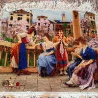 تابلو فرش دستبافت مینیاتوری