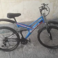 دوچرخه 26 دنده ای کمک دار در حد نو|دوچرخه، اسکیت، اسکوتر|تربت جام, مطهری|دیوار