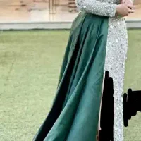 لباس مجلسی تمام سنگ و کریستال