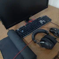 مانیتور، کیبورد، موس، هدست گیمینگ، موس پد