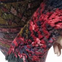 فرش کناره دو عدد پشمی دستبافت روستا در حد