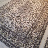 جفت فرش ۹متری دستباف زمینه سفید کاشان|فرش|تهران, اکباتان|دیوار