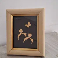 قاب گل و پروانه ۴ سوت طلای ۲۴ عیار