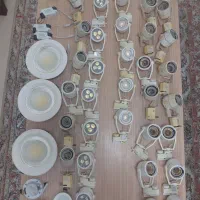 هالوژن و چراغ ریلی به همراه ریل و ترانس
