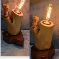 آباژور چوبی|چراغ خواب و آباژور|اهواز, زرگان|دیوار