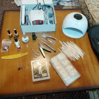 لوازم کاشت ناخن صفر معاوضه با اجاق گاز