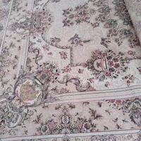 دوعدد فرش تکی به رنگ کرمی و طوسی12متری