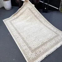 فرش گل افشان کلاسیک وینتیج کرم