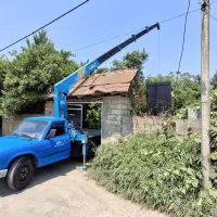 جرثقیل کفی ، نیسان دکل دار ، جرثقیل نیسان دکل بلند|خدمات حمل و نقل|رشت, گیل|دیوار