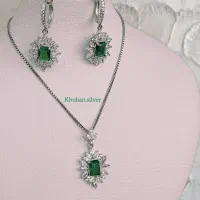 نیم ست نقره جواهری|جواهرات|ارومیه, |دیوار