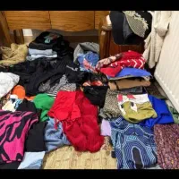 لباس زنانه مجلسی پالتو شال و روسری