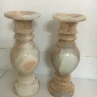 دوعددگلدان سنگی