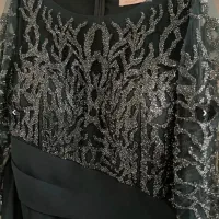 پیراهن مجلسی سبز بلند