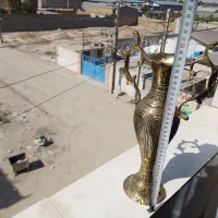 گلدان برنجی سنگین|کلکسیون اشیاء عتیقه|شهریار, شهریار|دیوار