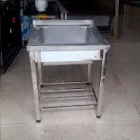 سینک استیل صنعتی پایه دار|فروشگاه و مغازه|رشت, شالکو|دیوار