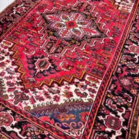 ۶ متری دستباف هریس‌ تبریز گل‌ریز لاکی‌ ضخیم|فرش|تهران, جهاد|دیوار