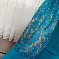 کت و دامن آبی زنانه