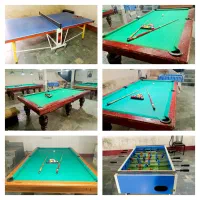 سه عدد بیلیارد.تنیس.فوتبال دستی