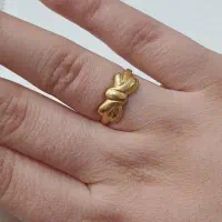 انگشتر سبک و گوشواره طلا|جواهرات|بروجرد, |دیوار