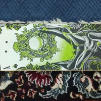 اسکیت برد اسکلتی با کلاه ایمنی همراه با بگ توری|دوچرخه، اسکیت، اسکوتر|بوشهر, |دیوار