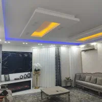 اجرای کناف کمپارس تایل سقف کشسان آسمان مجازی