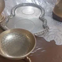 سرویس سماور /سینی/پارچ/کاسه طلایی|سماور، چای‌ساز، قهوه‌ساز|گرگان, |دیوار