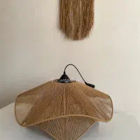 لوستر رافیا حصیری