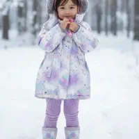 کاپشن پالتوی خارجی دخترانه ۳ تا ۶ سال