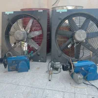 دو عدد بخاری گلخانه در حد نو با تمام تجهیزات کامل|بخاری، هیتر، شومینه|جیرفت, |دیوار