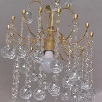 لوستر آبکاری کریستالی راهرو پذیرایی آشپزخانه