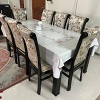 مبلمان چوبی همراه با میز ناهارخوری|مبلمان خانگی و میز عسلی|تهران, منیریه|دیوار