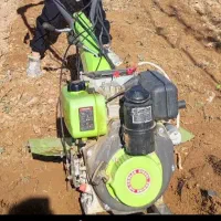 کندن باغ با دستگاه تریلر