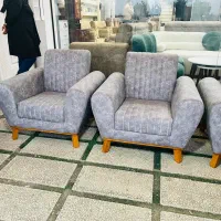 مبل ۷ نفر طوسی طرح جدید