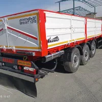 فروش تریلی کمپرسی لبه دار  کفی تیغه کانتین