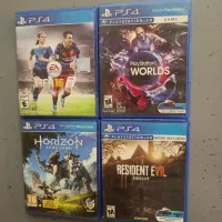 ۴ عدد بازی ارجینال ps4 پلی استیشن ۴