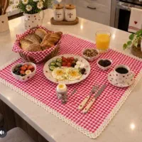 سفره های رنگی پارچه ای