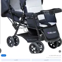 کالسکه دو قلو معاوزه با مرغ تخمگذار