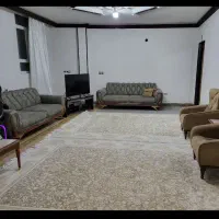 مبل 8 نفره 35 ملیون چوب راش پارچه تُرک