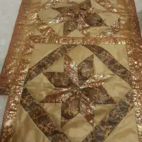 روتختی ساتن دو نفره همراه با رو بالشتی|سرویس روتختی|صومعهسرا, |دیوار