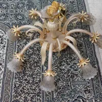 لوستر شیشه ای کریستال|لوستر و چراغ آویز|خرم‌آباد, |دیوار