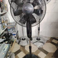 پنکه ۷پره ناسیونال کنترل دار پایه بلند دیواری|پنکه و تصفیه‌کنندهٔ هوا|شیراز, شهرک گلها|دیوار