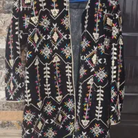 مانتو تمام سوزن دوزی مجلسی درحدنو