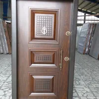 درب ضدسرقت لاین افقی نرده شیشه ای، استیل کد D004|مصالح و تجهیزات ساختمان|محمودآباد, |دیوار