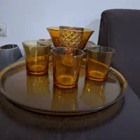 میوه خوری و سینی قدیمی عسلی اصل فرانسه دورالکس|کلکسیون اشیاء عتیقه|تهران, شهرآرا|دیوار