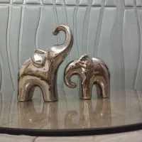 تعدادی دکوری سرامیکی و‌فلزی به صورت یکجابا هم|مجسمه، تندیس، ماکت|شاندیز, |دیوار