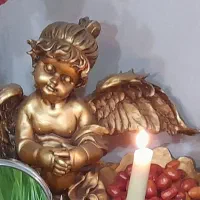فرشته های طلایی|مجسمه، تندیس، ماکت|شاهینشهر, شهرک هشت بهشت|دیوار