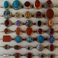 انگشتر های نقره ۹۲۵ گرمی به قیمت روز تعویض هم دارم