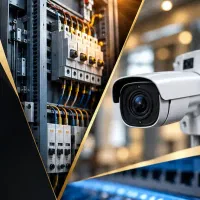 خدمات برق ساختمان ، صنعتی ودوربین مداربسته ودزدگیر